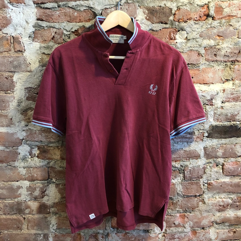 Fred Perry Tipped Polo Limited - Maroon - Medium